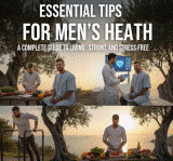healthy lifestyle with diet, exercise, and daily habits that enhance men’s health.