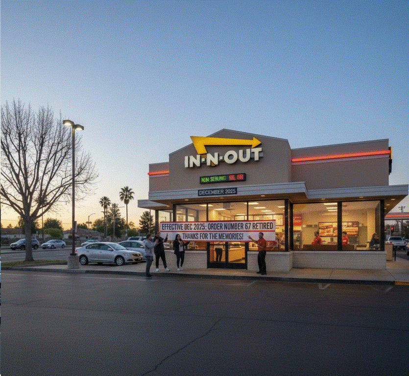 In-N-Out order number 67