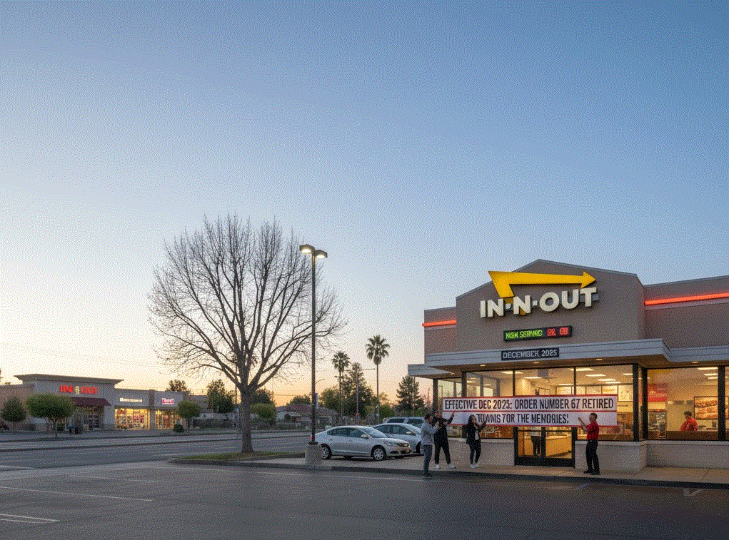 In-N-Out order number 67