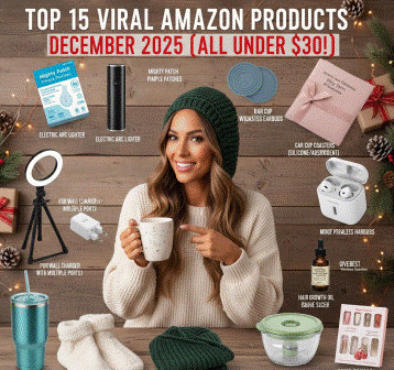 Top 15 Viral Amazon Products in December 2025 (All Under $30)