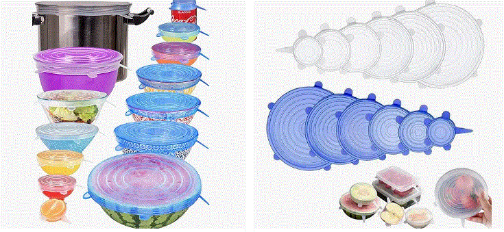  Silicone Stretch Lids